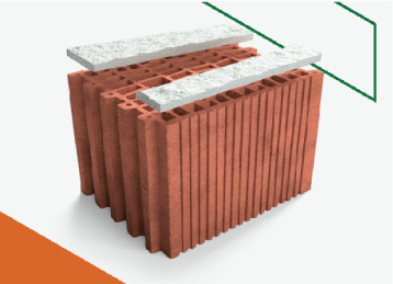 Briques thermiques et acoustiques en terre cuite